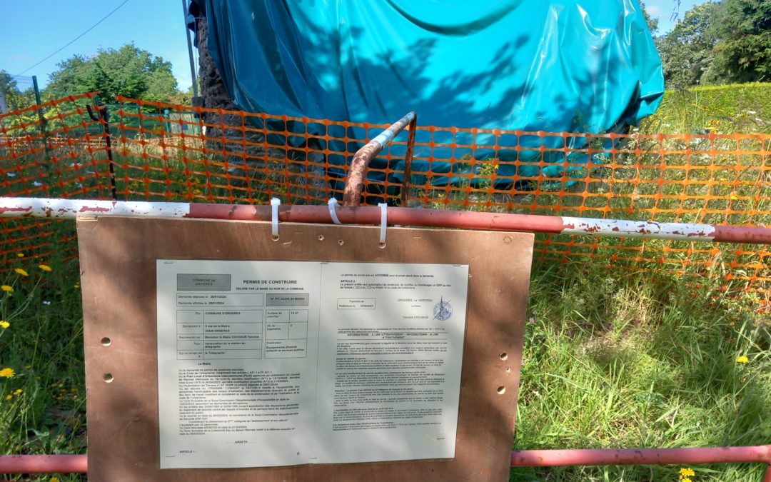 Permis de construire en place